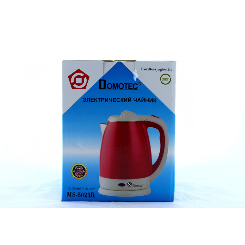 Чайник Domotec MS 5023 Красный 1.8 литра фото - 3