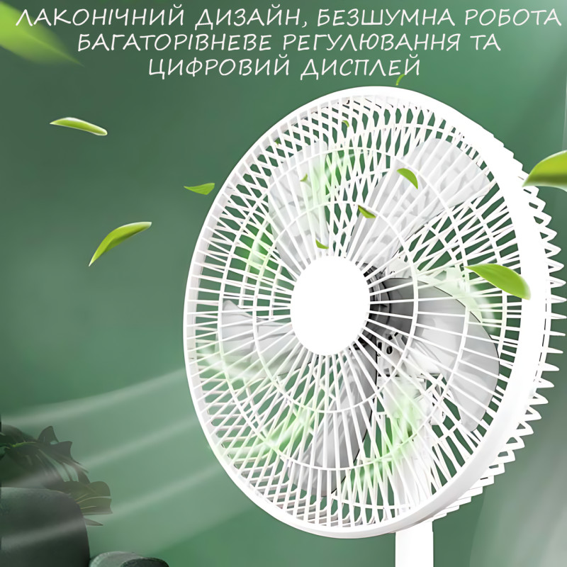 Напольный вентилятор Stand Fun 1, 5 лопастей, 8 скоростей, с пультом дистанционного управления и таймером фото - 6