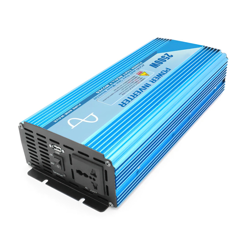 Преобразователь напряжения Wimpex WX-2510, чистая синусоида, 2500 Вт, 12 В фото - 2