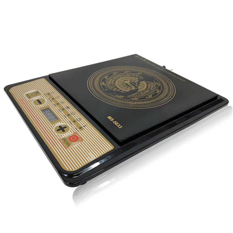 Електроплита індукційна Domotec MS-5833 портативна, 2000 Вт, сенсорне керування, 7 режимів, LED-дисплей, автовимкнення фото - 4