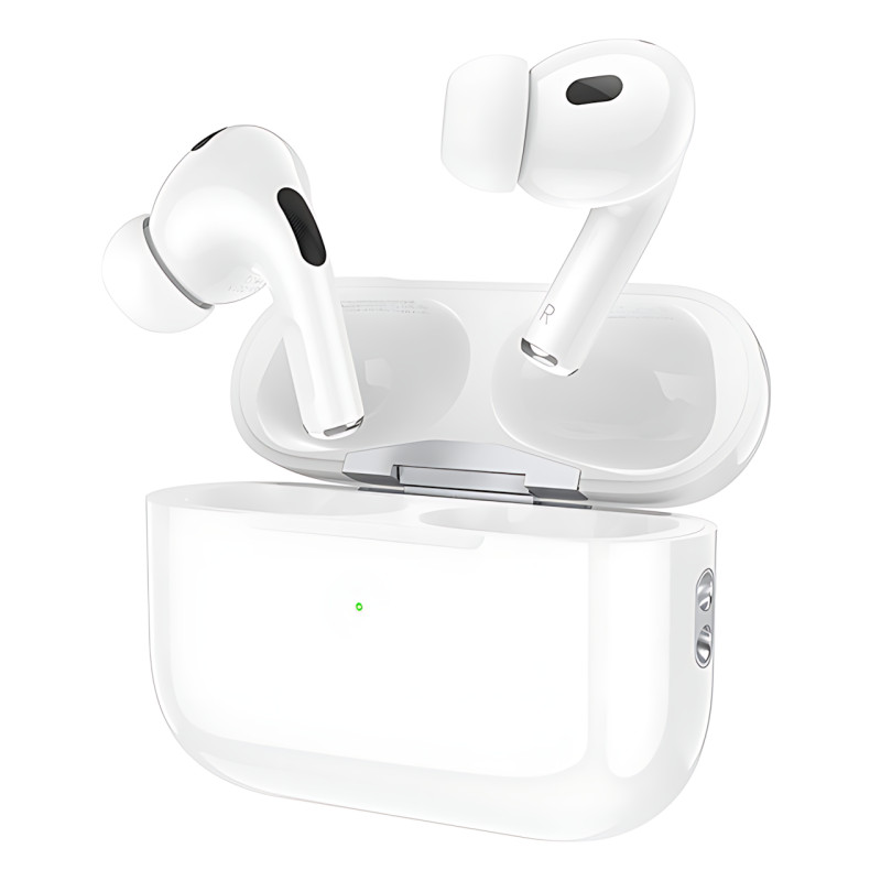 Bluetooth-гарнітура Borofone BW82, стерео, сенсорне керування, Bluetooth 5.4, LED-індикатор, білий фото - 4