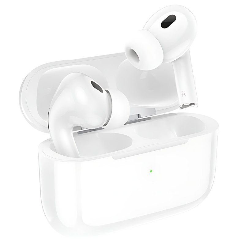 Bluetooth-гарнітура Borofone BW82, стерео, сенсорне керування, Bluetooth 5.4, LED-індикатор, білий фото - 2