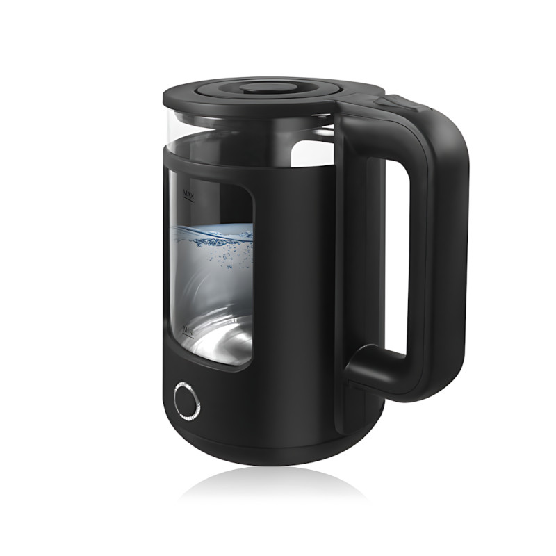 Електрочайник 2-в-1 SMURFETT SE-2279 зі скляним корпусом 2.3 л і заварником 1 л, 1500 Вт, LED-підсвітка, автовимкнення фото - 5