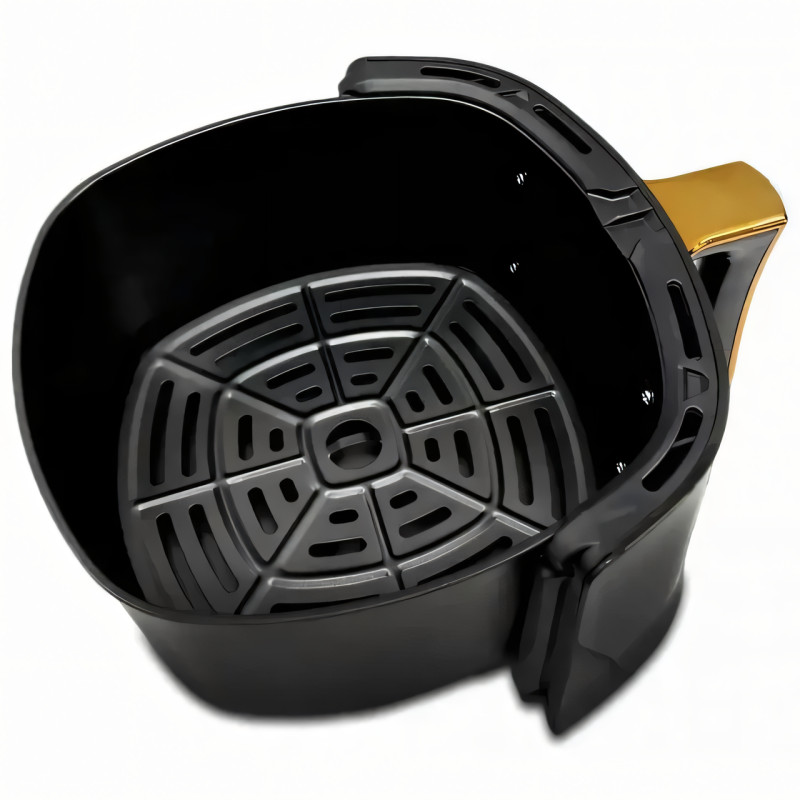 Аерофритюрниця Su Tai ST-805, Air Fryer 8 л, аерогриль 1800 Вт, 60 °C-210 °C, антипригарна чаша, чорний фото - 3
