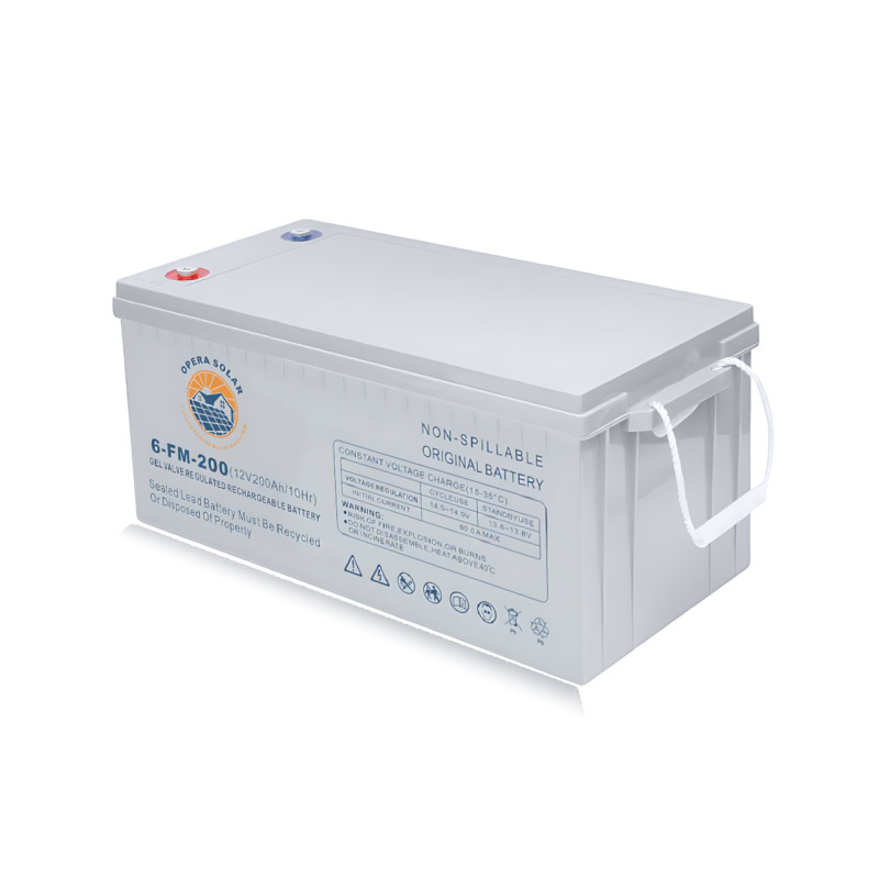Гелевий акумулятор Opera Solar OS200-12 GEL, 12 В 200 Ah 10HR, 45 кг фото - 2