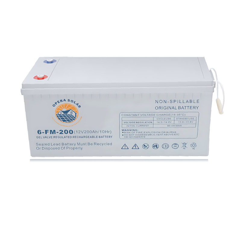 Гелевий акумулятор Opera Solar OS200-12 GEL, 12 В 200 Ah 10HR, 45 кг фото - 3
