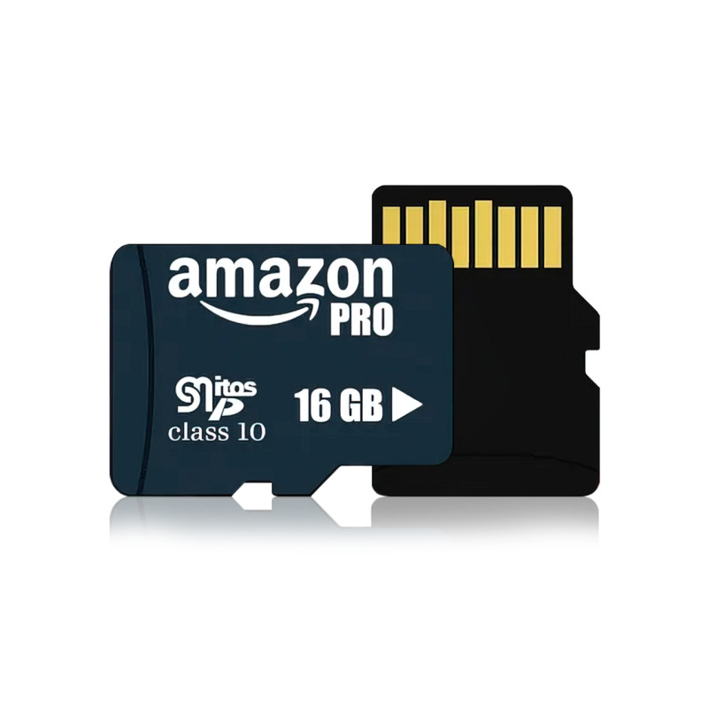 Картка пам'яті AMAZON PRO на 16 Гб, MicroSD, з кардридером, сlass 10, IPX7 фото - 2