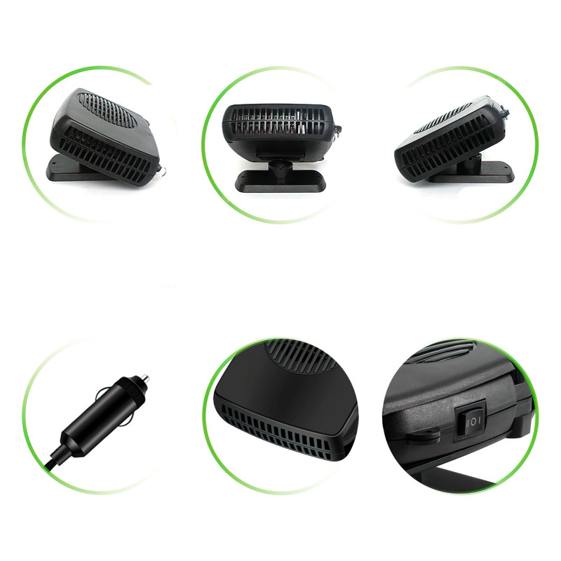 Автомобільний обігрівач Car Heater PRO SJ-006 на підставці, чорний фото - 8