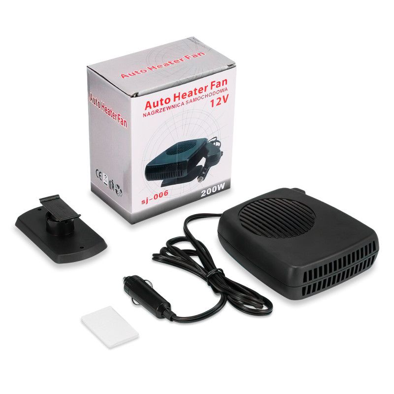 Автомобільний обігрівач Car Heater PRO SJ-006 на підставці, чорний фото - 9