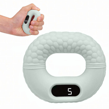 Еспандер Smart Grip HT01 для тренування, реабілітації пальців, грипер із силікону, Bluetooth, TYPE-C Зелений