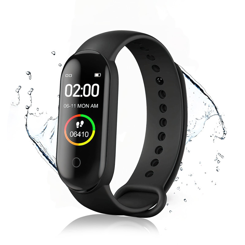 Фитнес браслет Smart Band M4 с функцией измерения кислорода в крови, 0.42", 90 мА/ч, OLED экран, IP67 фото - 5