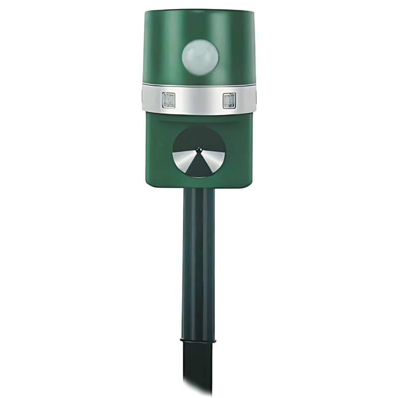 Ультразвуковой отпугиватель Solar Pest Repeller ZF 858  защита от животных, солнечная зарядка, датчик движения фото - 3
