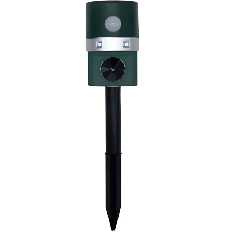 Ультразвуковой отпугиватель Solar Pest Repeller ZF 858  защита от животных, солнечная зарядка, датчик движения фото - 2