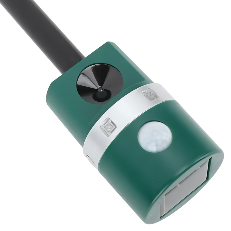 Ультразвуковой отпугиватель Solar Pest Repeller ZF 858  защита от животных, солнечная зарядка, датчик движения фото - 5