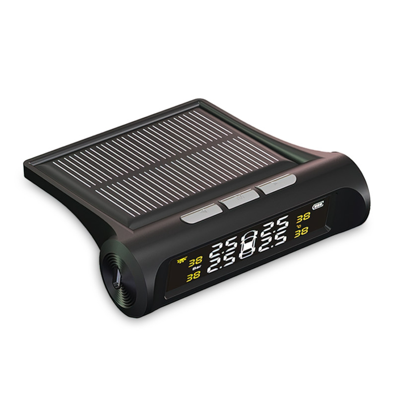 Система моніторингу тиску в шинах TPMS з датчиками та сонячною панеллю SOLAR 7582, до 6 барів фото - 2