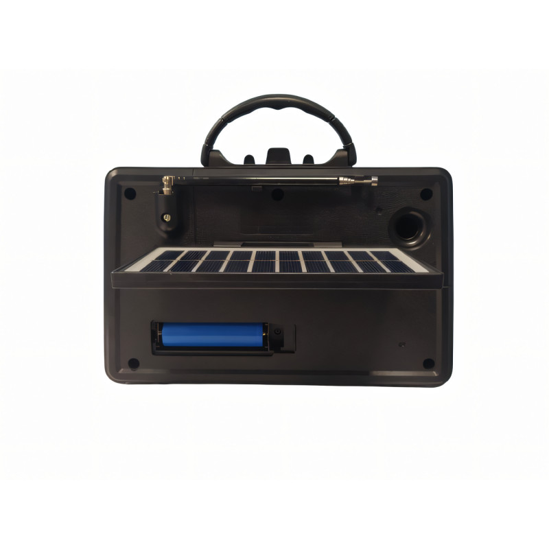 Радио RX BT 8080 с солнечной батареей, флешки и microSD, аккумулятор 1800 мАч, динамик 76 мм, кабель type-C фото - 6