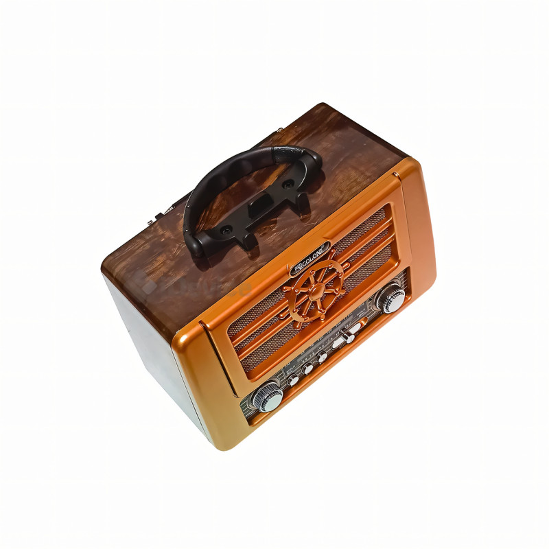 Радио RX BT 8080 с солнечной батареей, флешки и microSD, аккумулятор 1800 мАч, динамик 76 мм, кабель type-C фото - 4