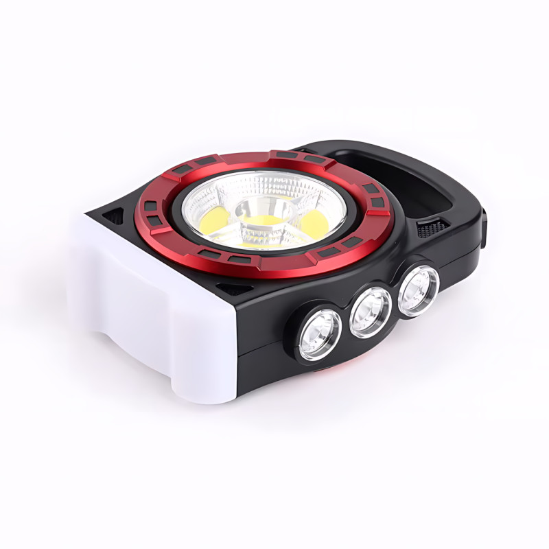 Ліхтарик акумуляторний прожекторний TORCH BL-6678C із сонячною панеллю і Power Bank, 300 лм, 3 режими, COB LED, акумулятор 18650 фото - 4