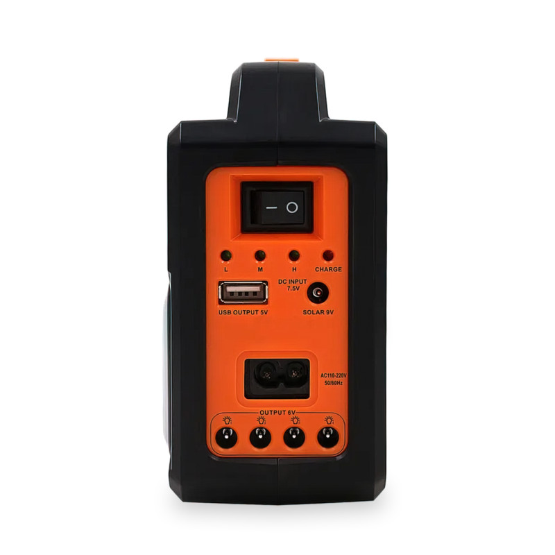 Портативна сонячна система EasyPower EP-393BT, 4000 мА/год, з функцією повербанк і виносними лампочками фото - 5