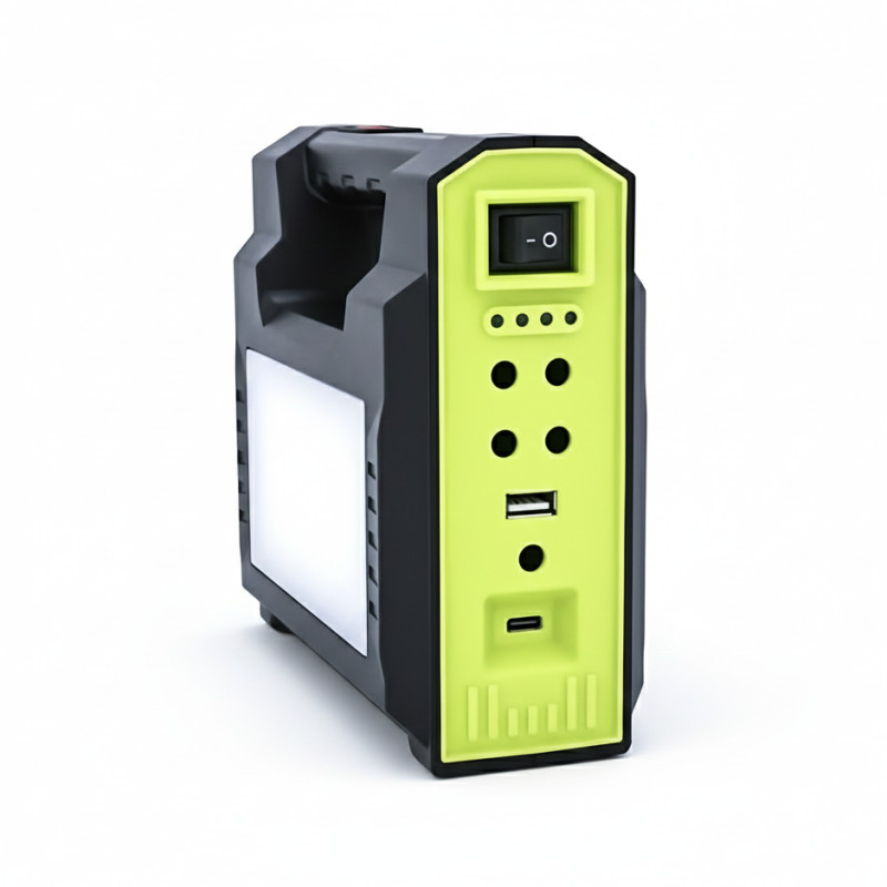 Зарядная станция GD Super GD-C7 с солнечной панелью 3,5 Вт, 30 Вт LED, Power Bank 4000 мАч, 3 LED-лампы, USB, автономная система фото - 3