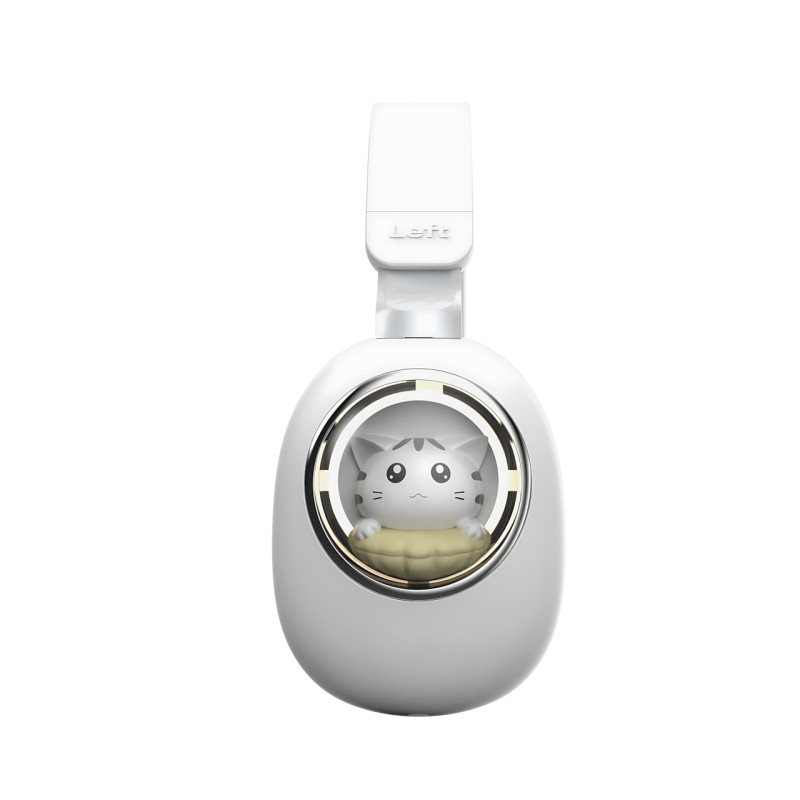 Детские беспроводные наушники ST862 A.B.C.D с Led-подсветкой, наушники TOY IN A CAPSULE Черный фото - 4