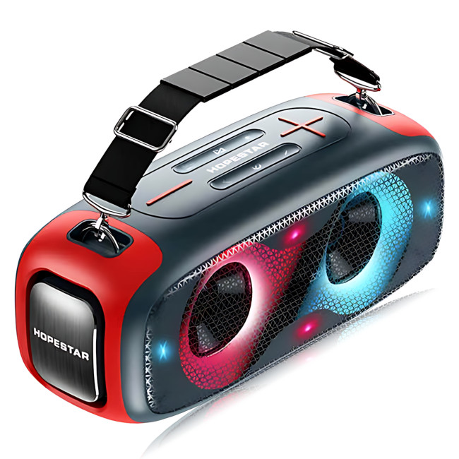 Портативная Bluetooth-колонка Hopestar A30 Party 70Вт, TWS, RGB-подсветка, IPX6, 8800 мАч, AUX, USB, BT 4.0 Синий