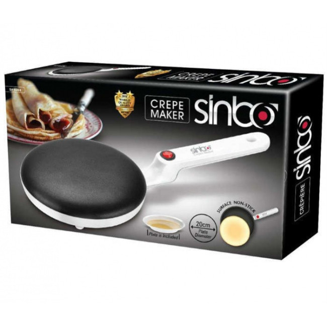 Сковорода для приготування млинців Sinbo SP 5208 Crepe Maker. Електро млинниця