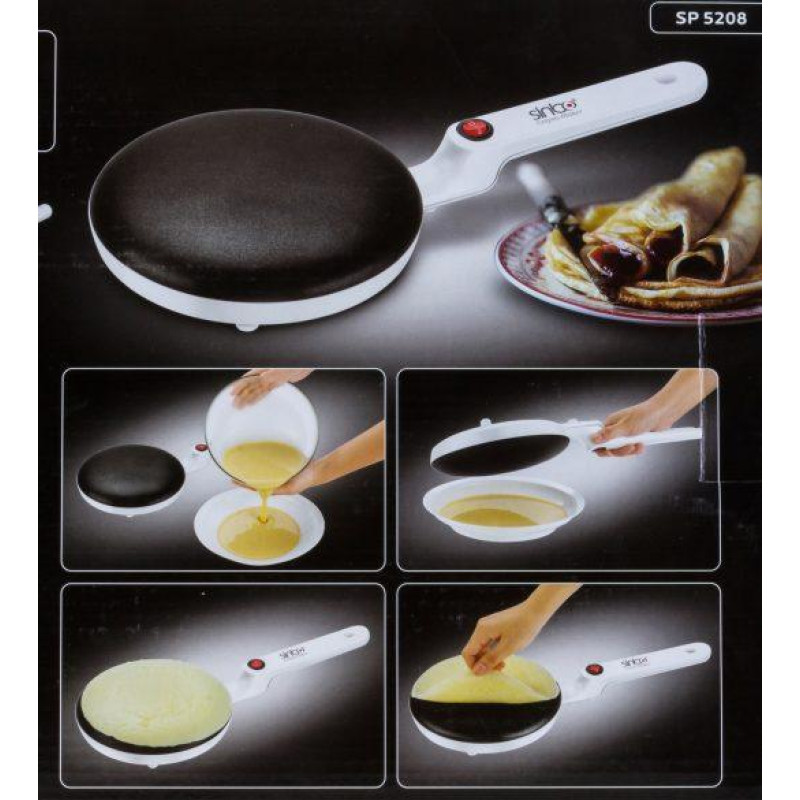 Сковорода для приготування млинців Sinbo SP 5208 Crepe Maker. Електро млинниця фото - 4