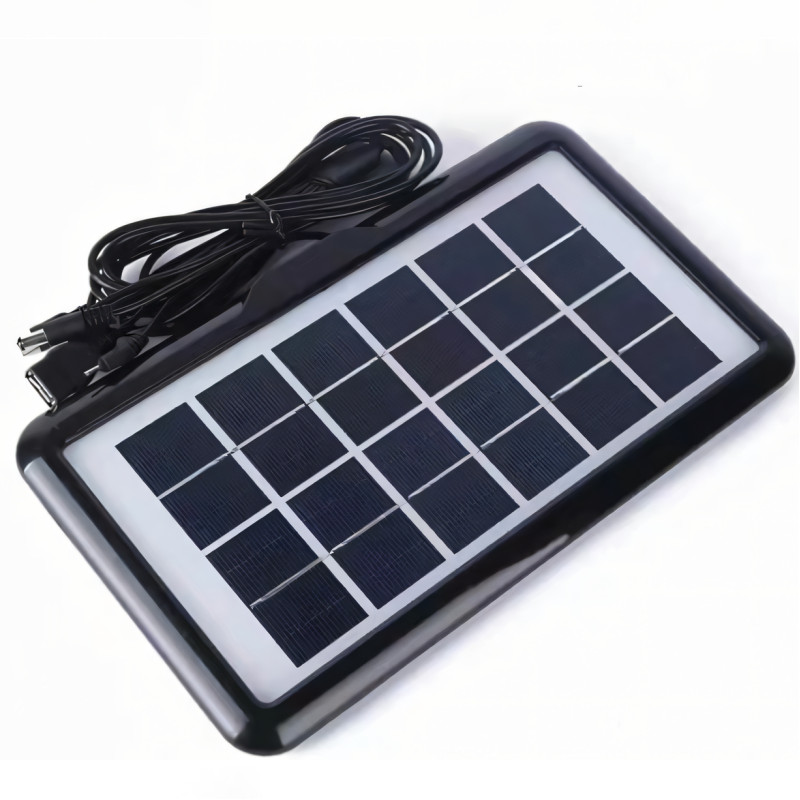 Портативна система освітлення СС 027 100W, комплект 3 в 1: Power Bank, Сонячна батарея, Радіо фото - 5