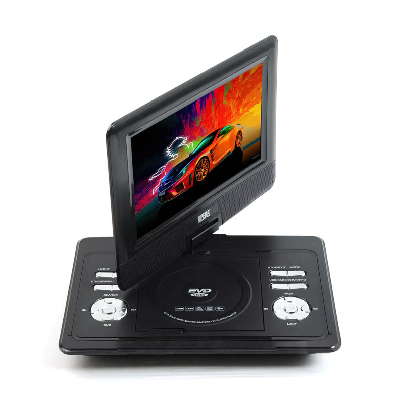 Портативний DVD програвач Opera OP-1180 з Т2, 11 дюймів, з поворотом на 270 градусів фото - 2