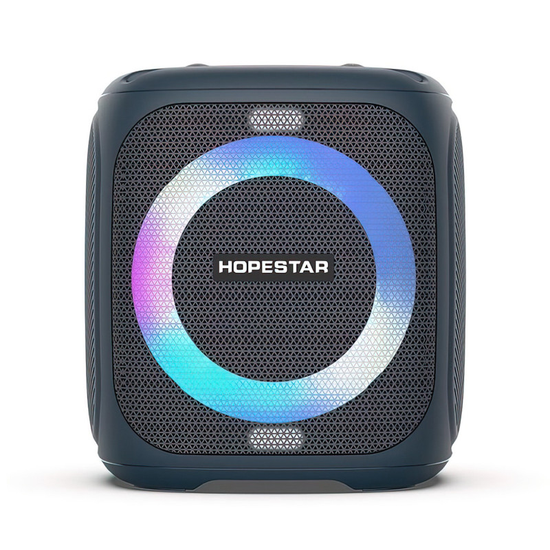 Портативная bluetooth колонка HOPESTAR Party 100, 10000мАч, 50Вт Синий фото - 2