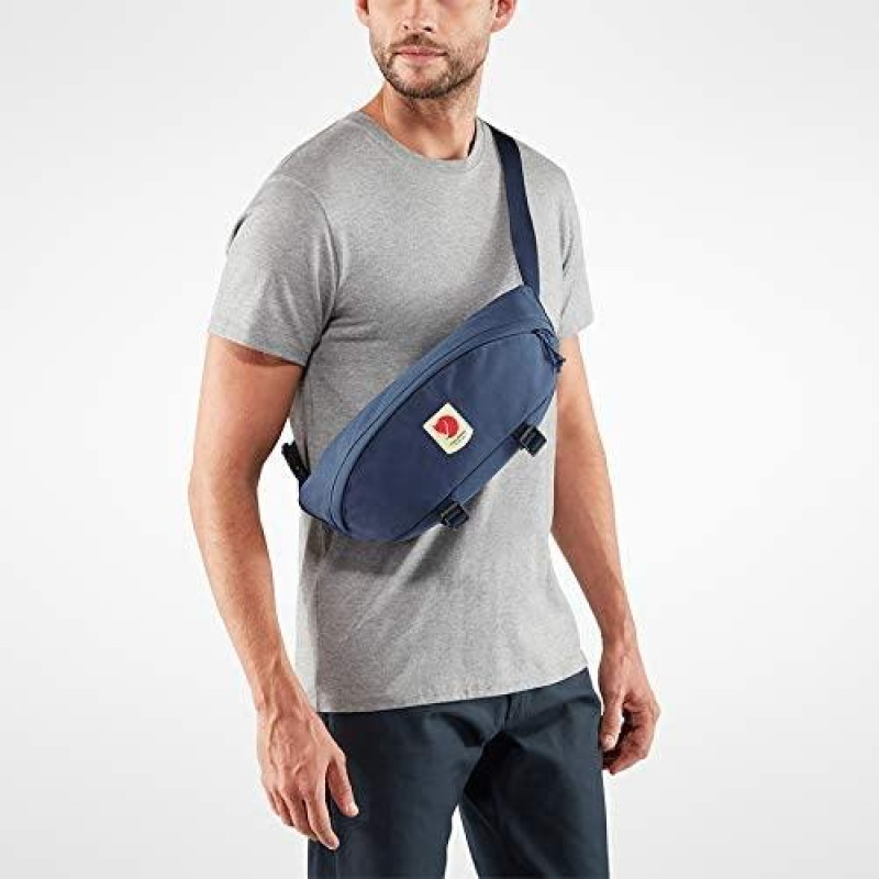 Шведская сумка на пояс Fjällräven Ulvö Hip Pack Medium Original бананка, унисекс, разные цвета (Peach burst) фото - 2