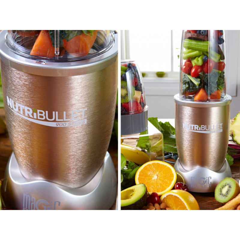 Кухонный процессор NutriBullet Pro 900 Вт (набор Family) Delimano, 12 предметов, разные цвета фото - 3