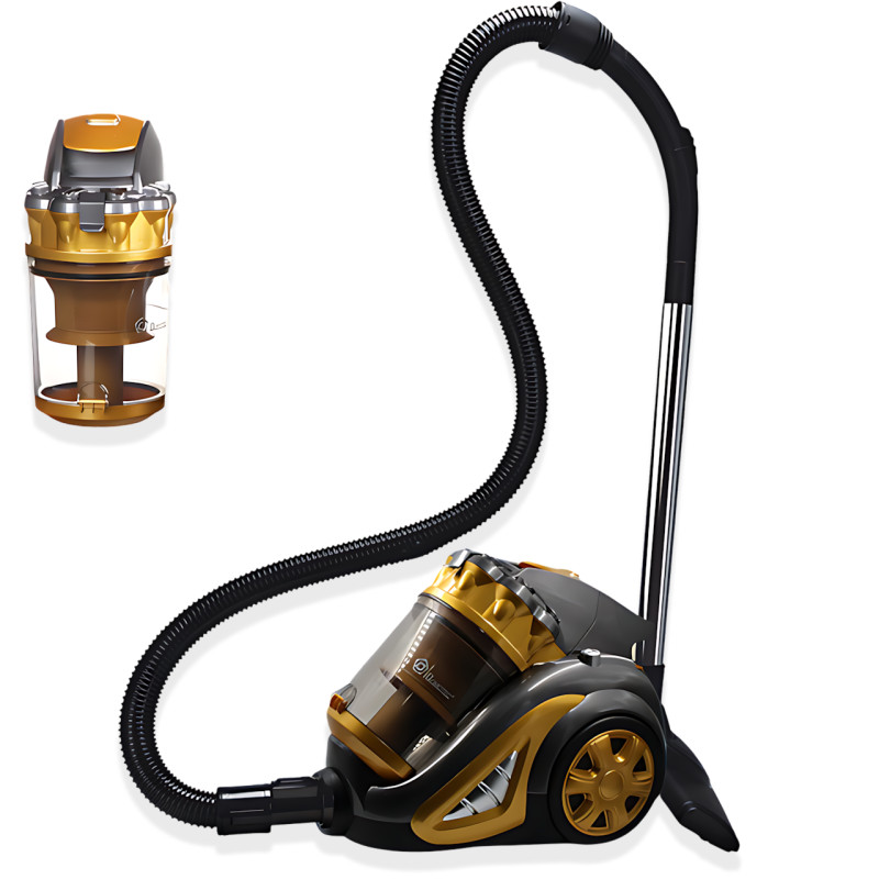 Пылесос Domotec MS-4408 Turbo Brush 3600Вт, контейнерный циклонный безмешковый, турбощётка, 4 л пылесборник, НЕРА-фильтр фото - 5