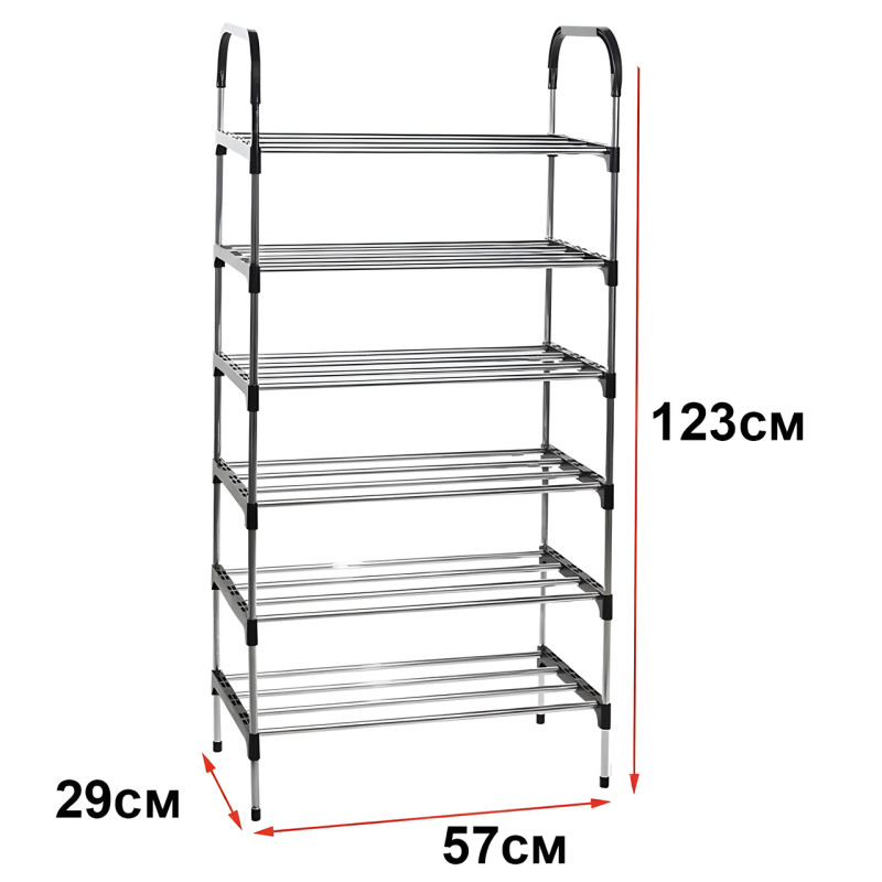 Полка для обуви 6 секционная, New shoe rack фото - 7