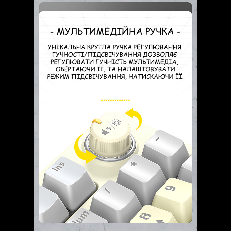 Механическая игровая клавиатура JEDEL KL-114 RGB USB, 96 клавиш, свитчи Drinkey Red, 20 режимов подсветки, кабель 1.6 м, проводная фото - 9