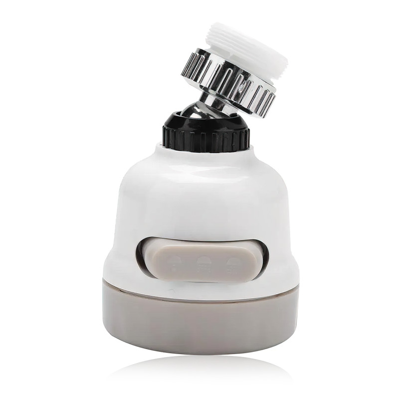 Насадка-аэратор на кран Water Saver 360 для экономии воды до 50%, 3 режима, с вращением на 360 градусов фото - 6
