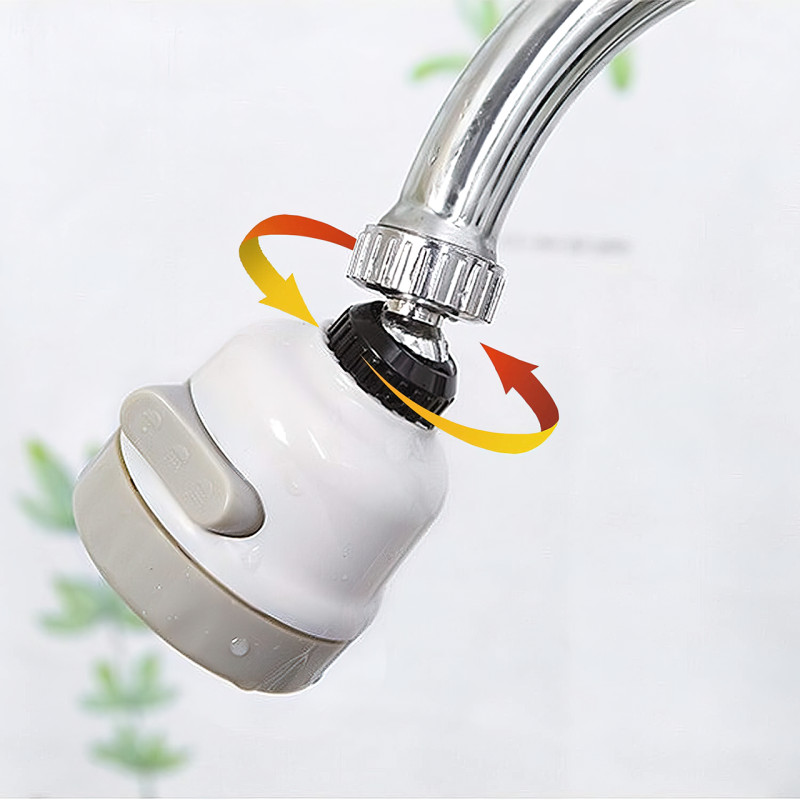 Насадка-аэратор на кран Water Saver 360 для экономии воды до 50%, 3 режима, с вращением на 360 градусов фото - 3