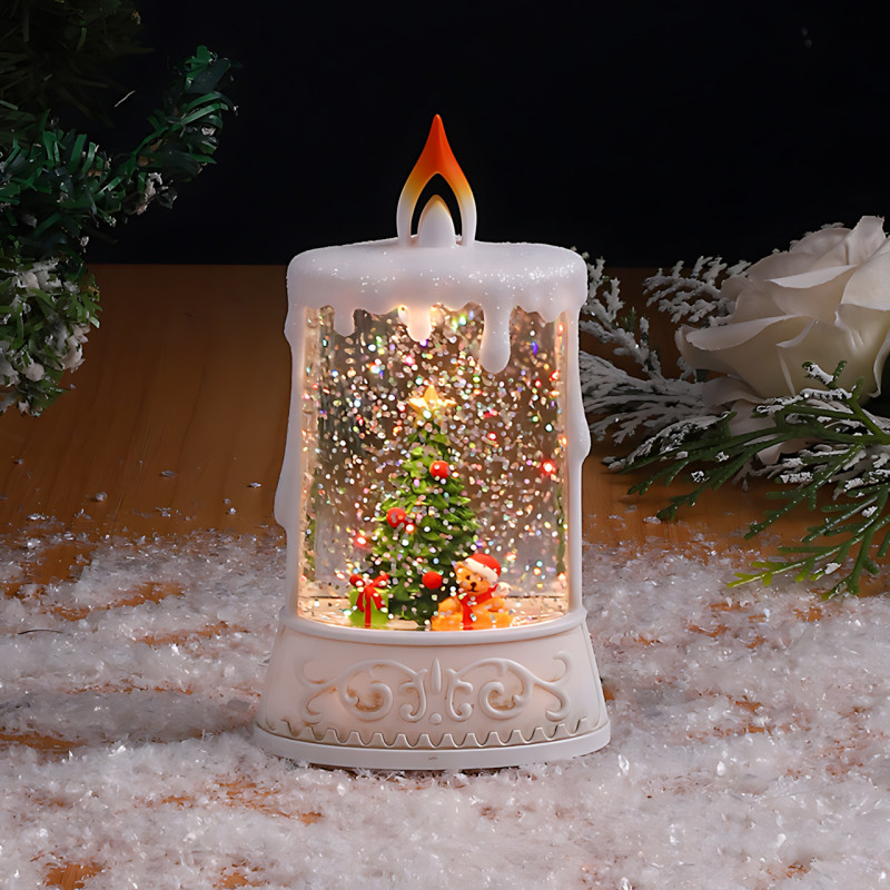 Праздничный ночник XMAS WDL 23005C – светодиодный, 1 режим, питание от 2xAAA, тёплый белый свет фото - 5