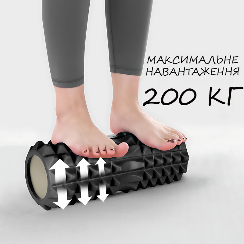 Набор массажных роликов 4 в 1 для глубокого мышечного массажа, фитнеса, растяжки и восстановления фото - 5