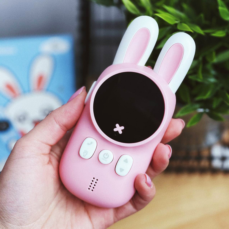 Дитячі рації з ліхтариком kids walkie-talkie 2 шт. pink and blue фото - 5
