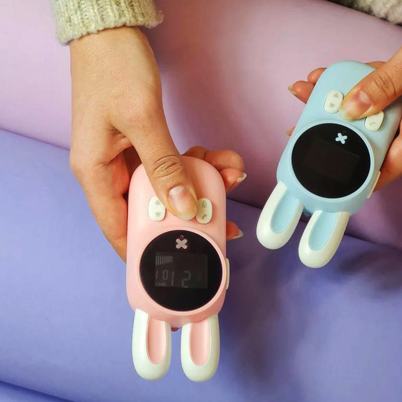 Дитячі рації з ліхтариком kids walkie-talkie 2 шт. pink and blue фото - 6
