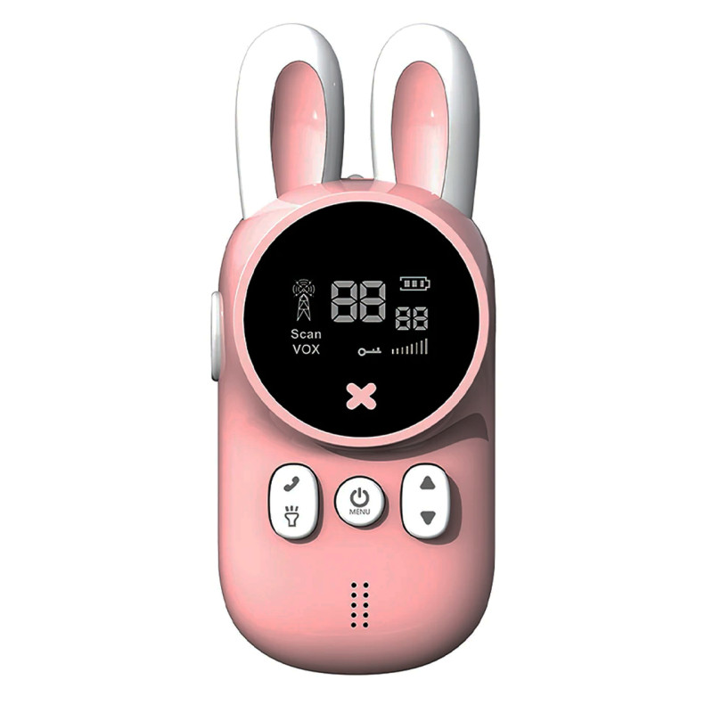 Дитячі рації з ліхтариком kids walkie-talkie 2 шт. pink and blue фото - 9