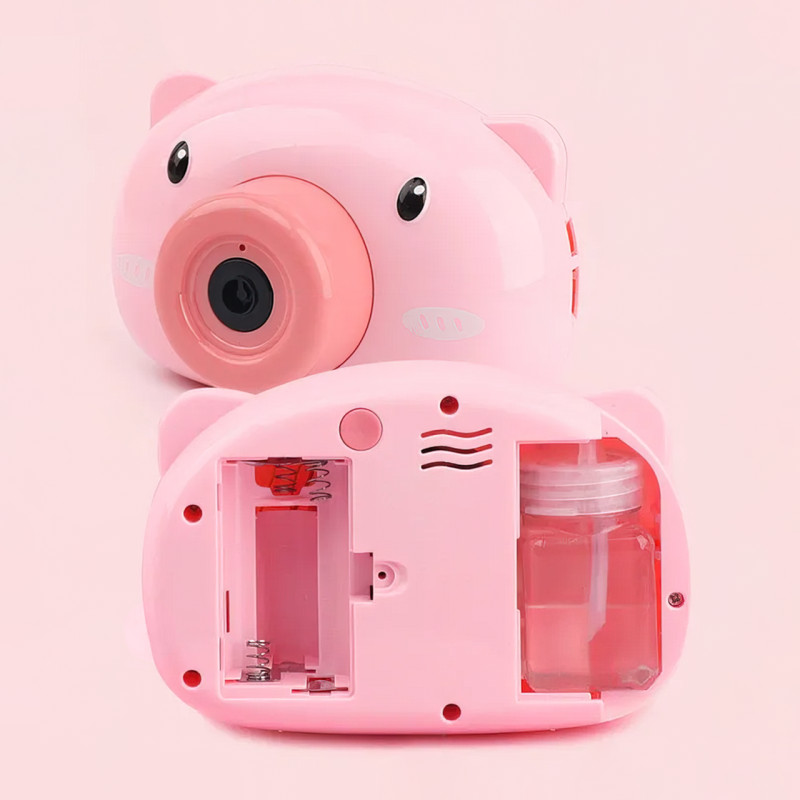 Игрушка-генератор мыльных пузырей Bubble Pig с музыкальными и световыми эффектами, от 3 лет фото - 6