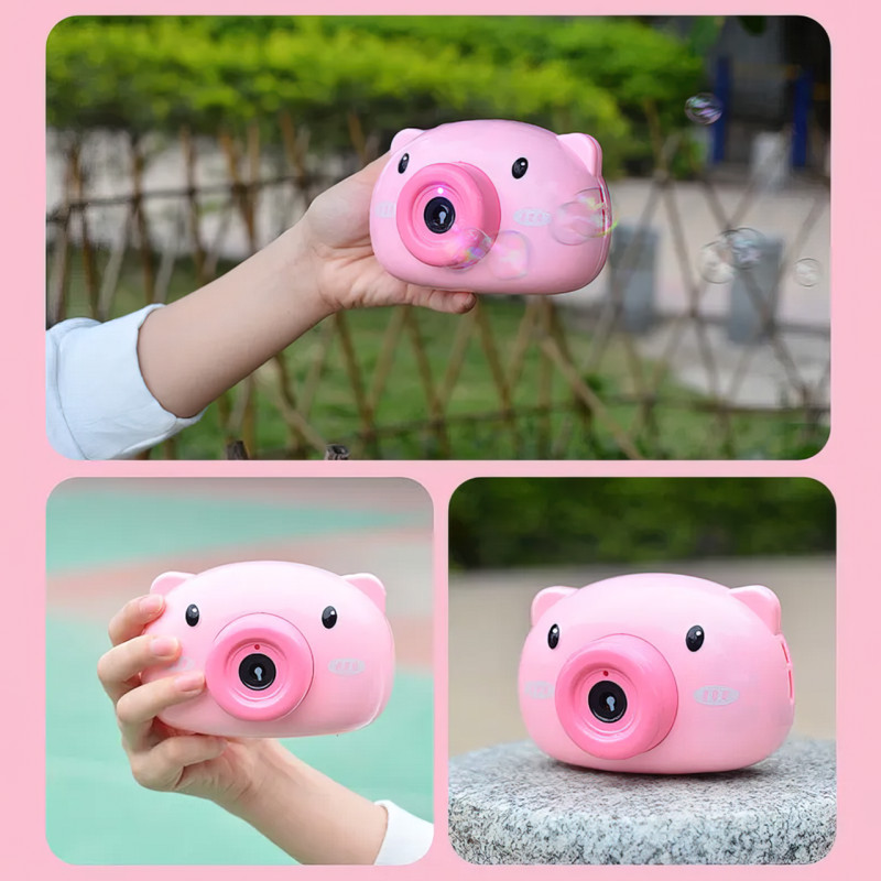 Игрушка-генератор мыльных пузырей Bubble Pig с музыкальными и световыми эффектами, от 3 лет фото - 7