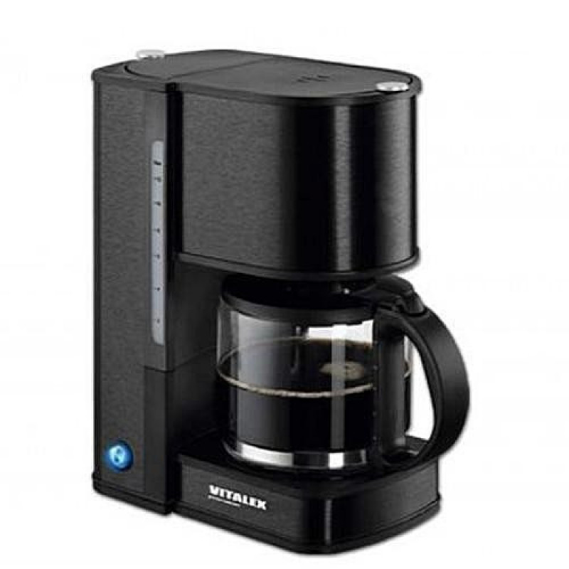 Кофеварка Vitalex VL-6001, кофеварка фильтрационного типа, кофеварка 1,5 л, кофемашина для дома фото - 0