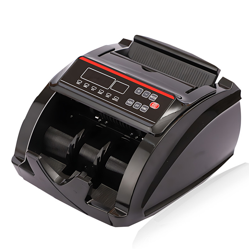 Счетная машинка для банкнот 2831 с UV и MG детекцией, LED-дисплей, до 1000 купюр/мин, автостарт, режим накопления, ГРН, USD, EUR фото - 3