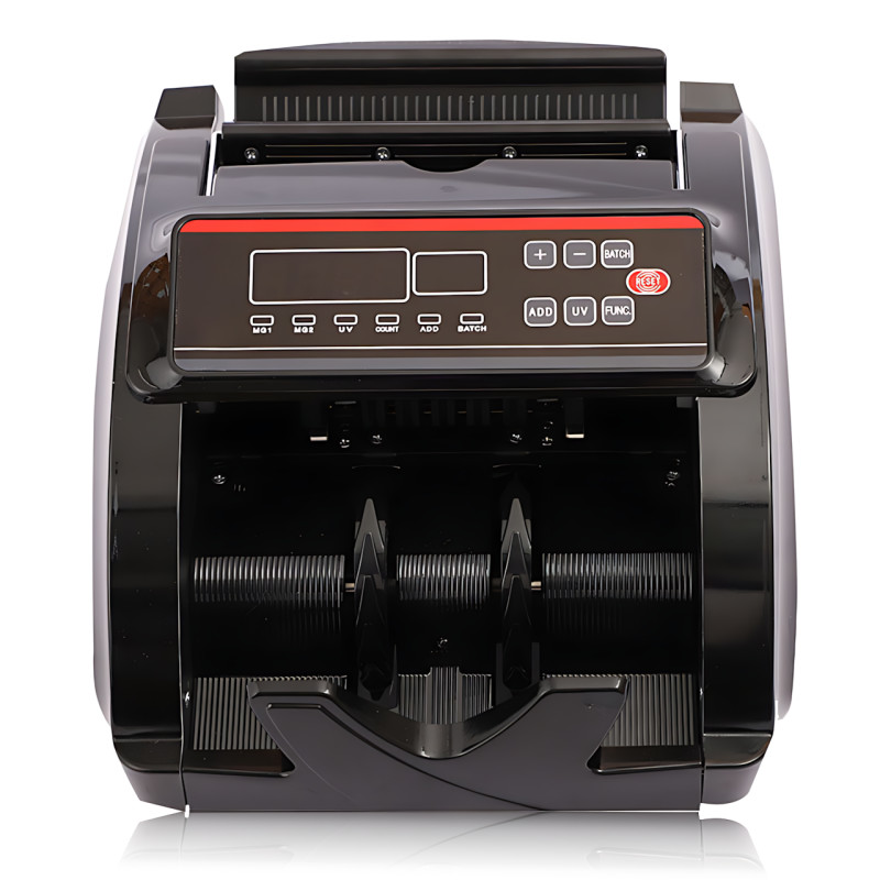 Счетная машинка для банкнот 2831 с UV и MG детекцией, LED-дисплей, до 1000 купюр/мин, автостарт, режим накопления, ГРН, USD, EUR фото - 2