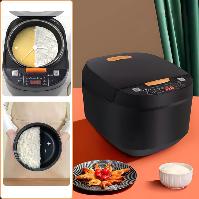 Мультиварка рисоварка AT-M77 5 л 900W, 10 программ, антипригарная чаша, автоподогрев, отложенный старт, электрическая мультиварка