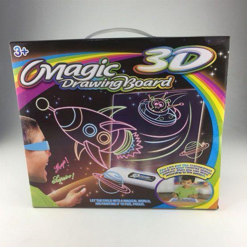 Магическая 3D доска для рисования / magic drawing board 3d фото - 8